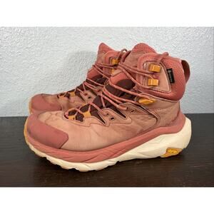 Hoka Kaha 2 GTX Cedar Radiant Sun Womens Size 8.5 B Hiking Boots Waterproof